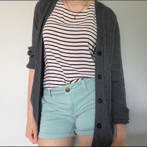 American Eagle light blue/teal shorts